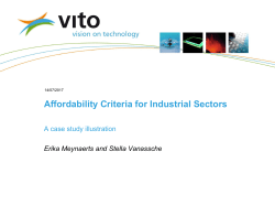 Techno-economic modeling activities