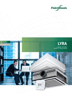 energy efficient cassette chilled beam