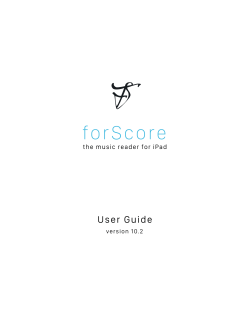 forScore 10.2 User Guide