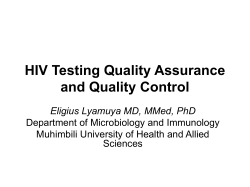 HIV testing - Geisel Fogarty