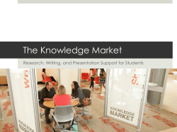 The Knowledge Market