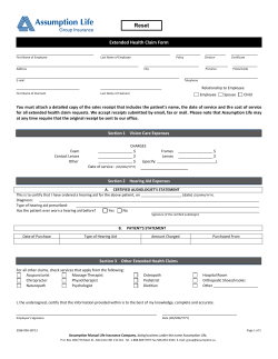 3588-00A Extended Health Claim Form