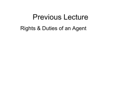 Personal Liability of Agent
