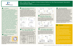 AUC vs Peak Value: Impact of Data Analysis Method