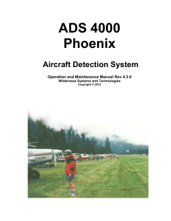 ads 3000 quick start - Wilderness Systems and Technologies