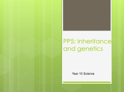PP1: Introduction Biological Science