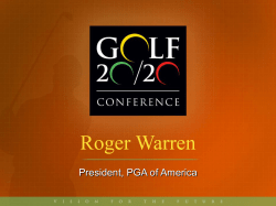 36% Play Golf America Days -- 22% 17%