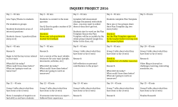 Calendar Method - School District #42