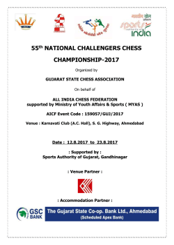 Prospectus - India Chess Federation