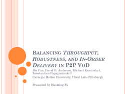 Balancing Through, Robustness, and In