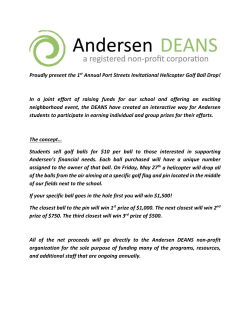 Proudly present the 1st Annual Port Streets