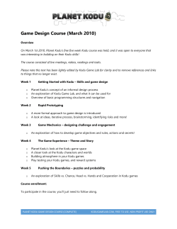 Planet Kodu Game Design Course (COMPLETE)