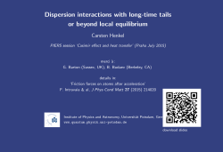 Dispersion interactions with long-time tails or beyond local equilibrium
