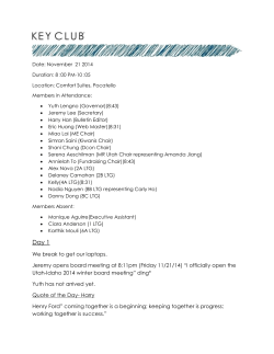 Yuth opens the Saturday session of Winter Board. - Utah