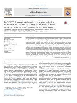 DRCW-OVO_ Distance-based relative competence weighting