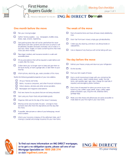 Moving tips - Precise Property Management