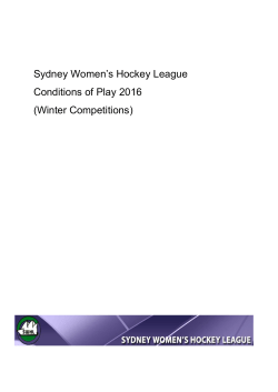 Sydney Women`s Hockey League