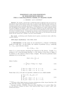 Existence and non-existence of semi-discrete shocks for