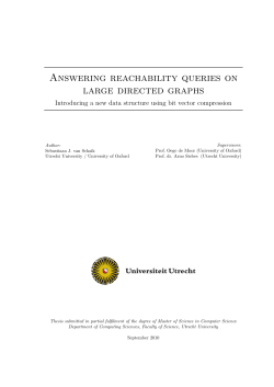 Answering reachability queries on large directed graphs