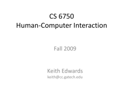 Human-Computer Interaction