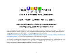 Ensuring Equity for Students with Disabilities
