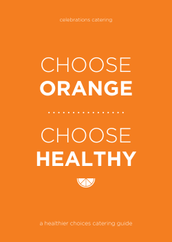 Choose Orange Catering Guide - Draft4