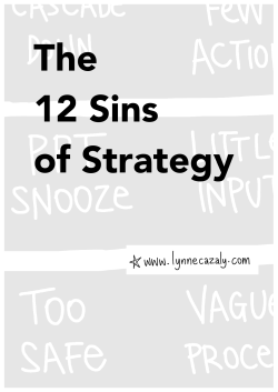 The 12 Sins of Strategy