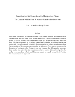 Consideration Set Formation with Multiproduct Firms: The Case of
