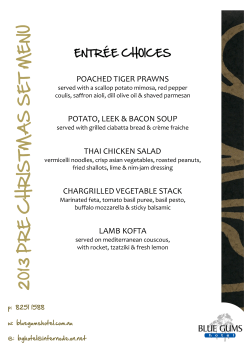 2013 pr e christma s set menu