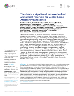The skin is a significant but overlooked anatomical reservoir for