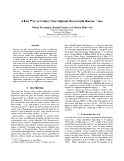 A Fast Way to Produce Optimal Fixed-Depth Decision