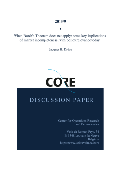 discussion paper - Universit&eacute; catholique de Louvain