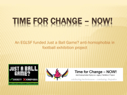 Time for Change * Now!