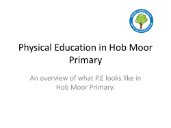 PE and Sport Outcomes Hob Moor Primary 2015-2016