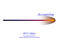 Accounting - BYU