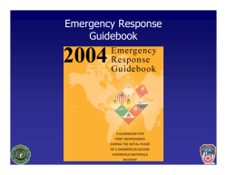 Emergency Response Guidebook
