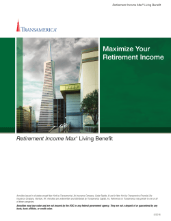Maximize Your Retirement Income