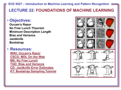 Bias and Variance For Classification