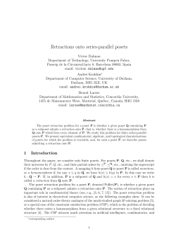 Retractions onto series-parallel posets