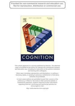 The mental representation of integers