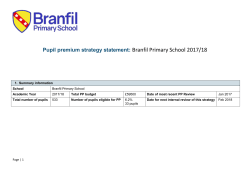 template for statement of pupil premium strategy &ndash; primary schools
