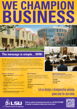 Let us design a championship winning game plan for you today.