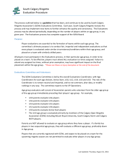 SCRA Evaluation Guidelines