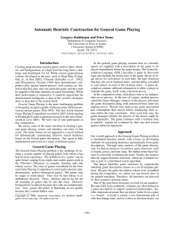 Automatic Heuristic Construction for General Game Playing