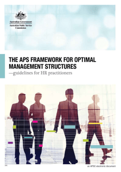 The APS framework for optimal management structures