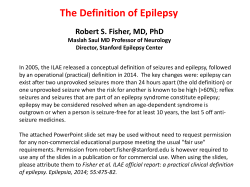 The Definition of Epilepsy
