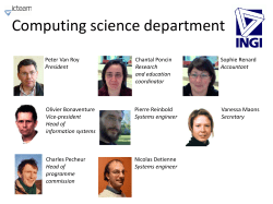 Computing science department