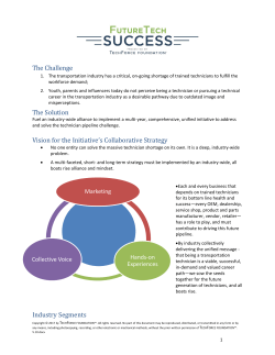 The Challenge The Solution Vision for the Initiative`s Collaborative