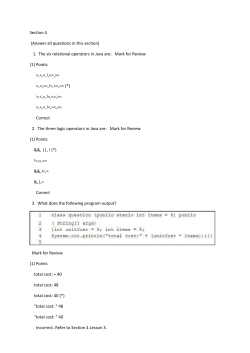 Section 4 (Answer all questions in this section) 1. The six relational