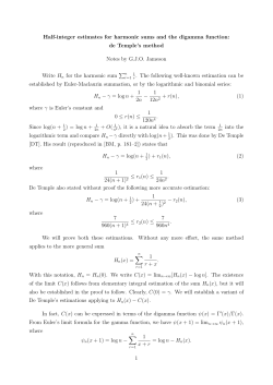 Half-integer estimates for harmonic sums and the digamma function